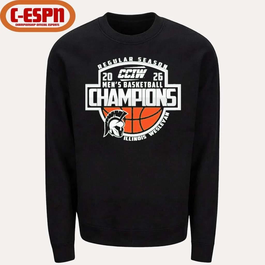 Illinois Wesleyan University Men’s Basketball CCIW Regular Season Champions Shirt