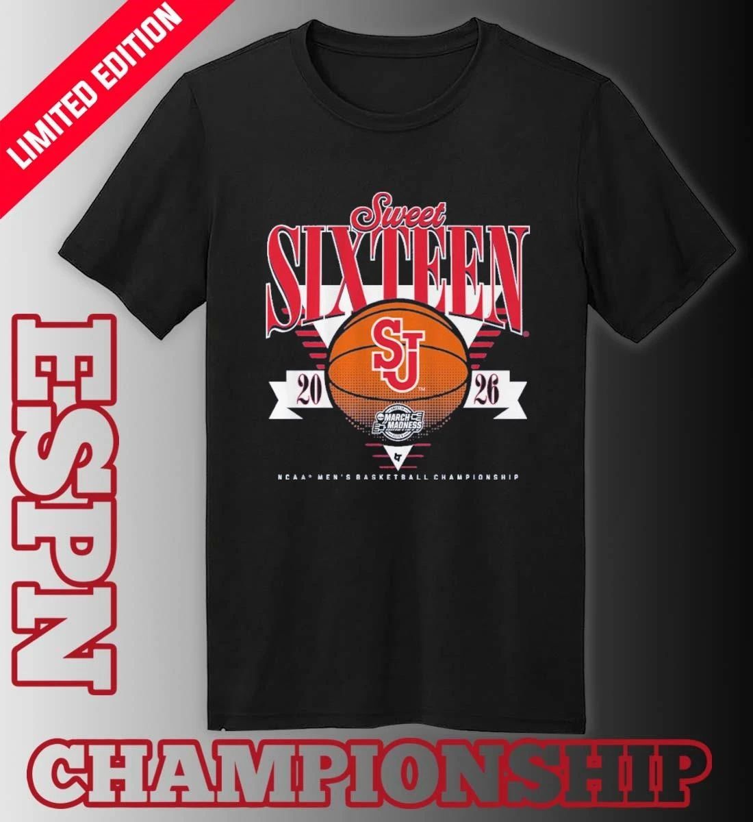 St. John’s Red Storm MBB 2026 Sweet Sixteen Shirt