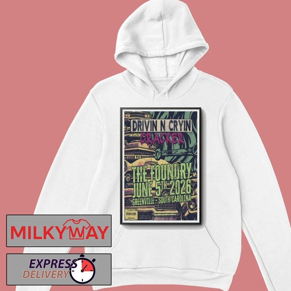Drivin N Cryin In Greenville SC On Jun 5 2026 Poster shirt