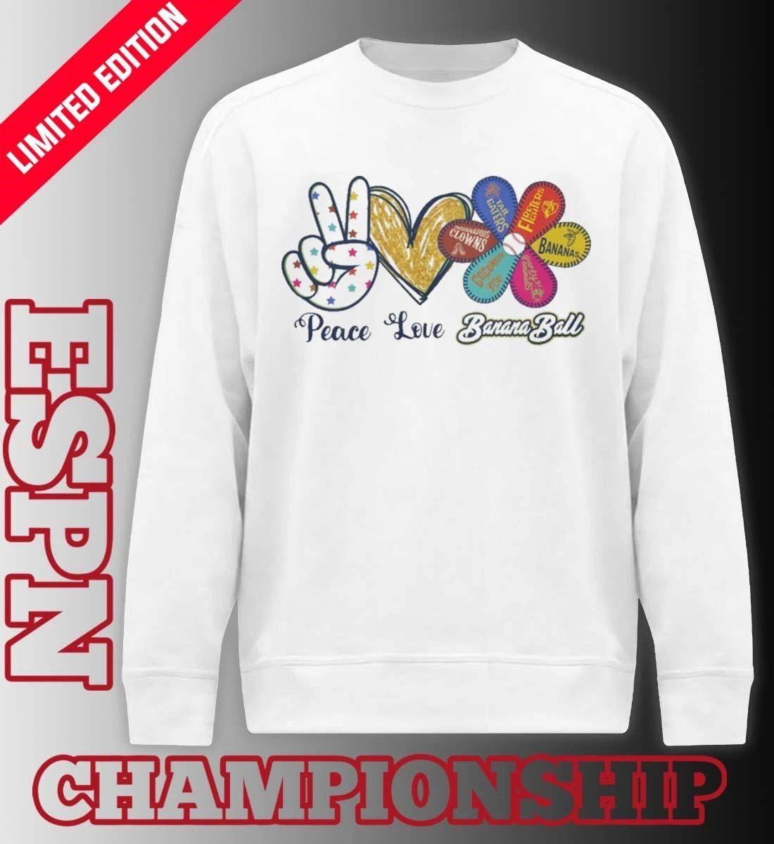 Peace Love Banana Ball 2026 Shirt