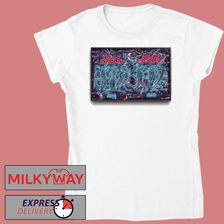 Billy Strings Apr 10-11 2026 Enmarket Arena In Savannah GA Poster shirt