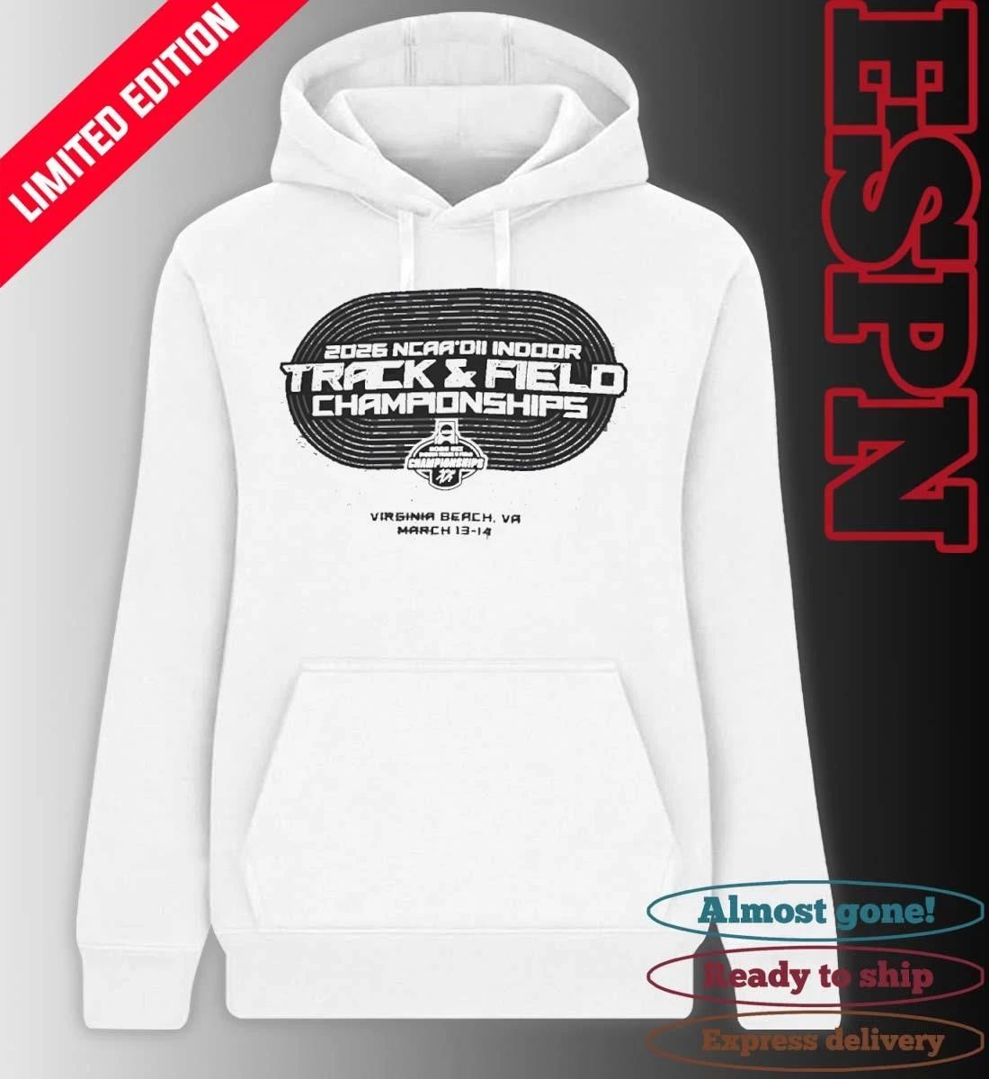 2026 NCAA DII Indoor Track & Field Championship – Virginia Beach, VA Shirt