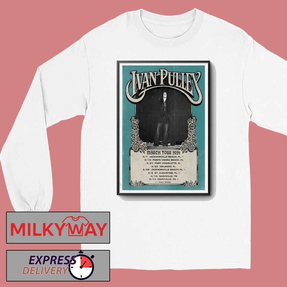 Ivan Pulley March 2026 Tour Poster shirt