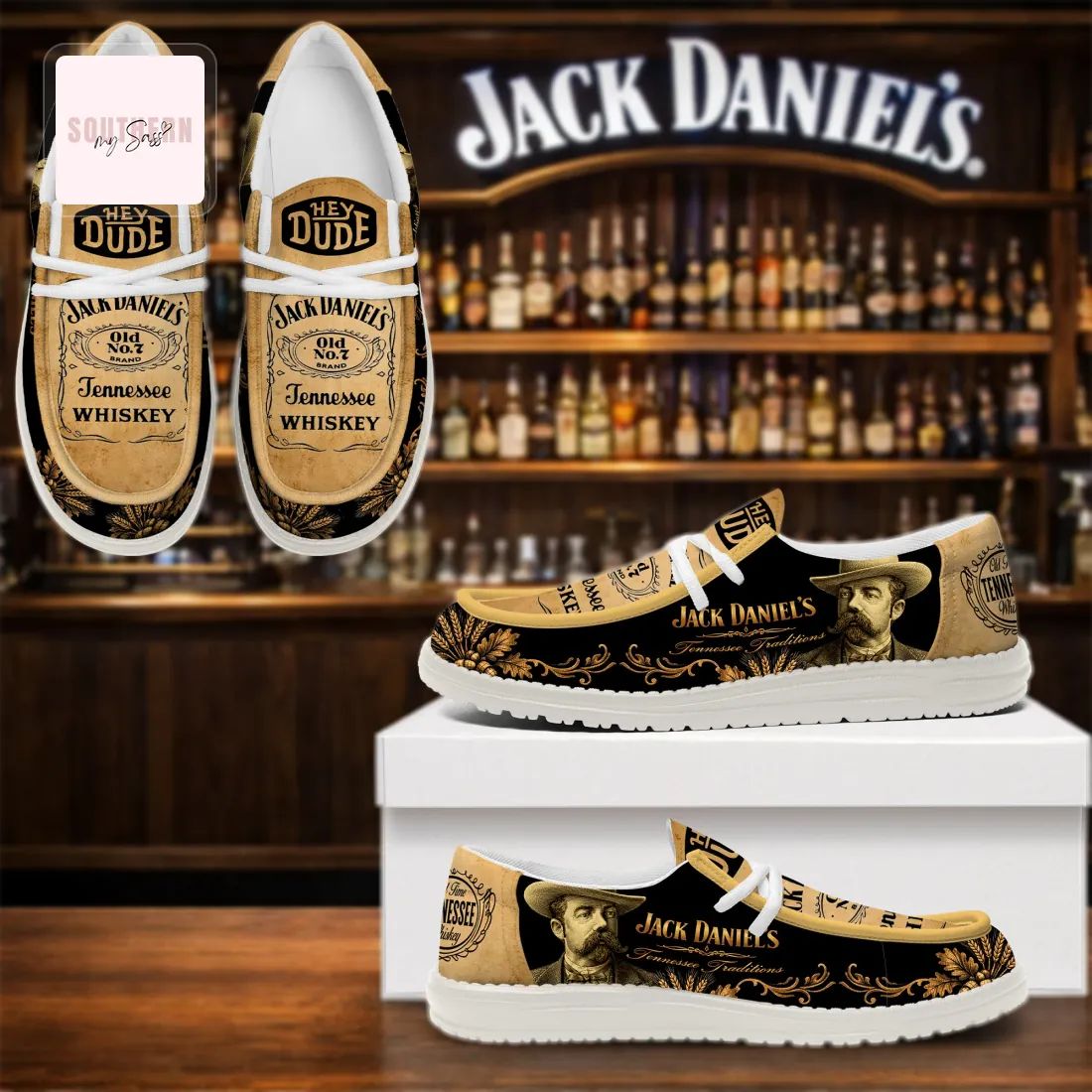 Jack Daniel’s Old No. 7 Tennessee Whiskey Hey Dude Shoes