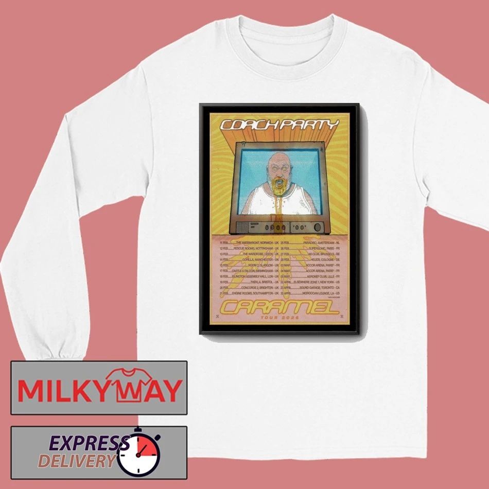 Coach Party Caramel Tour 2026 Poster shirt