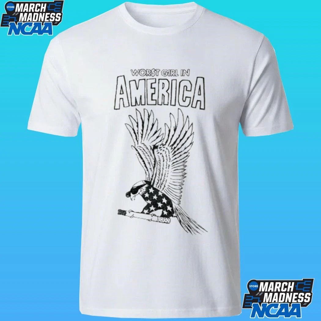Slayyyter Wgia$ Eagle Worst Girl In America Shirt