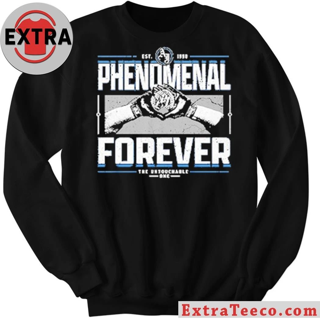 Celebrating 10 years of AJ Styles Phenomenal Forever, The Undefeated T-Shirt