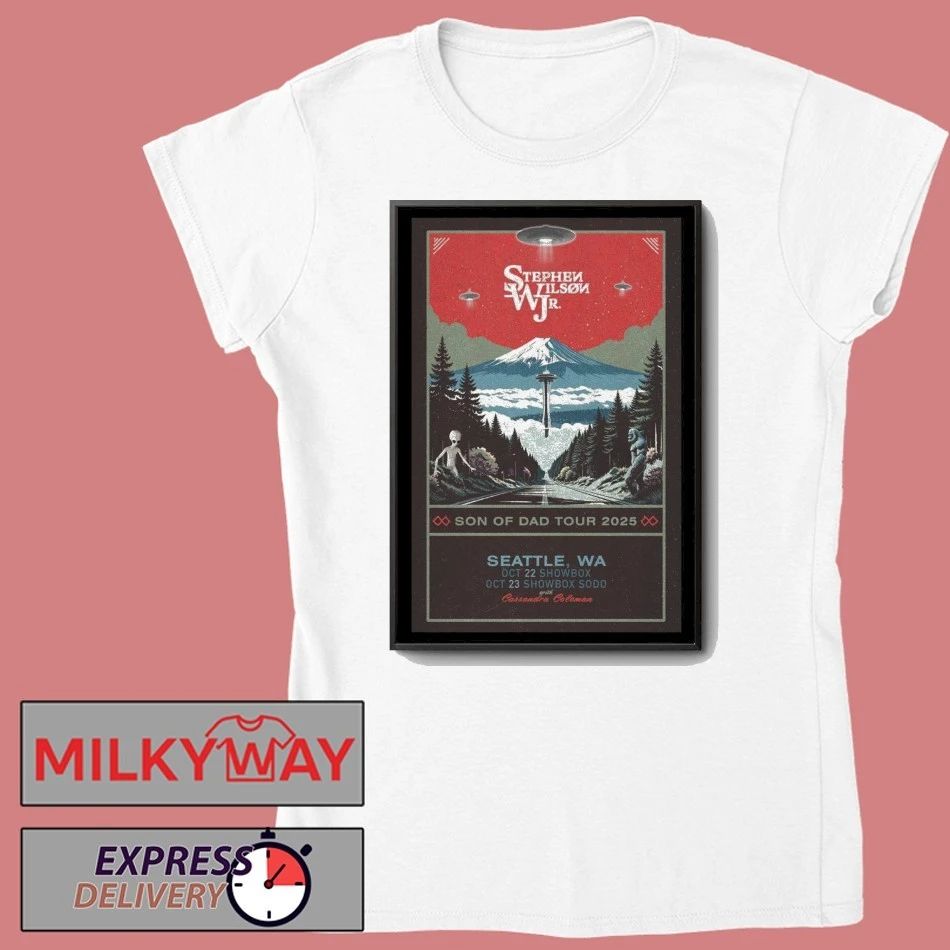 Stephen Wilson Jr. Seattle, WA, Showbox SoDo 23 Oct 2025 Poster shirt