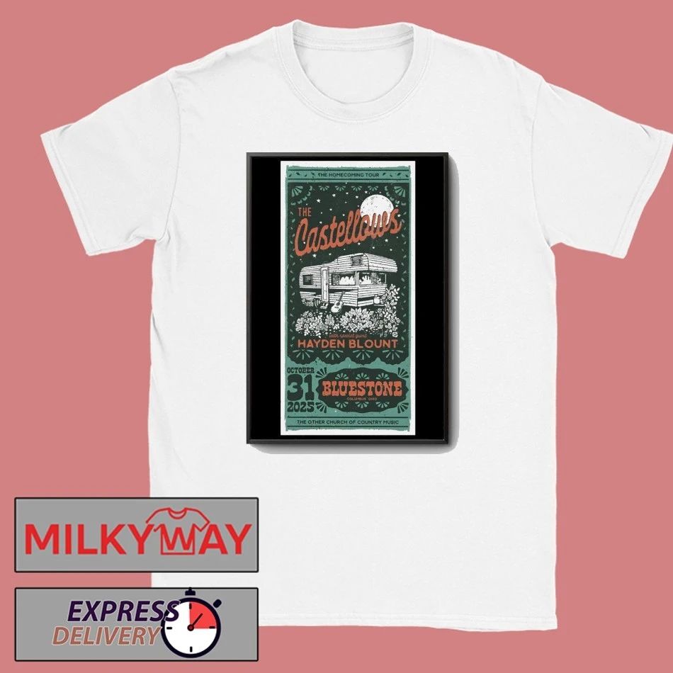 The Castellows The Bluestone in Columbus OH October 31 2025 Poster shirt