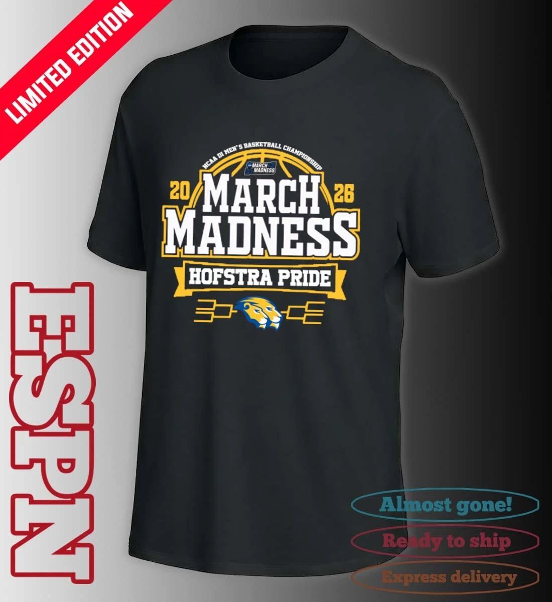 Hofstra Pride Men’s Basketball March Madness Bound T-Shirt