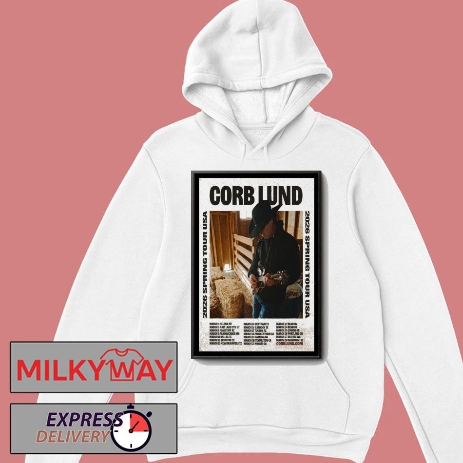 Corb Lund 2026 Spring Tour America Poster shirt