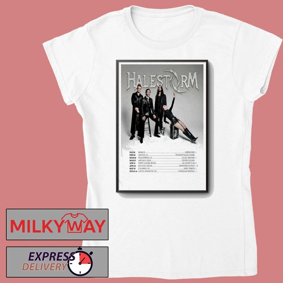 Poster HALESTORM Tour 2026 shirt