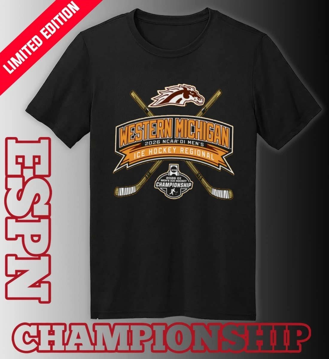 Western Michigan Broncos 2026 NCAA DI Men’s Ice Hockey Regionals T-Shirt