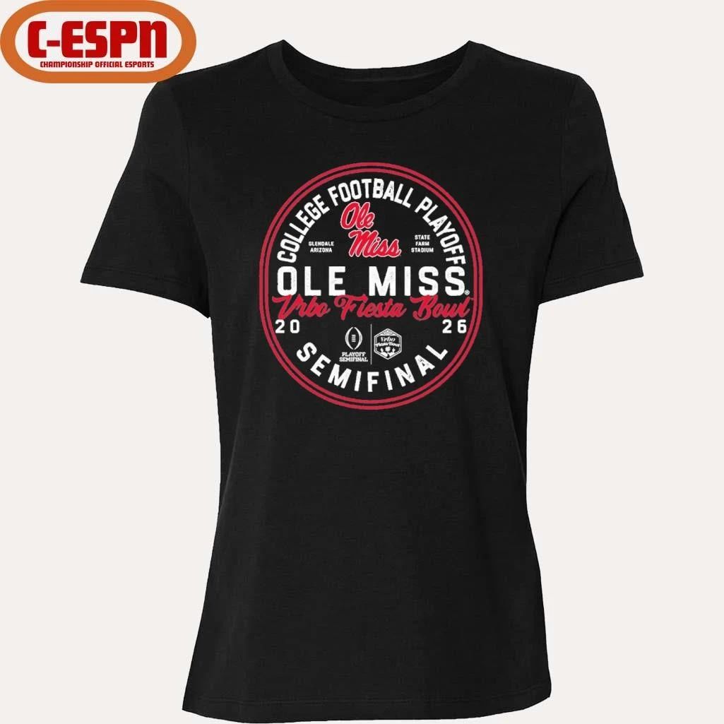 CFP Semifinal Ole Miss 2026 Fiesta Bowl Bound T-Shirt