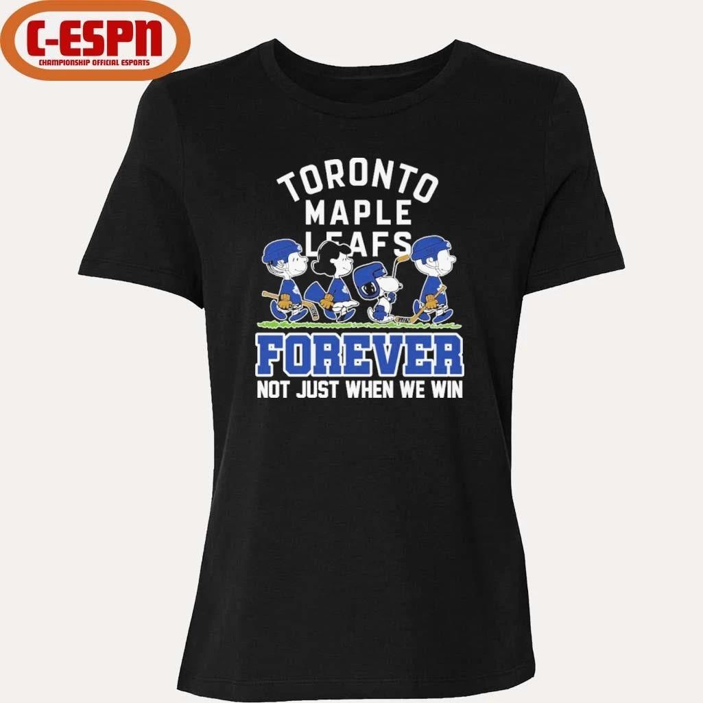 The Peanuts Characters Forever X Toronto Maple Leafs Shirt