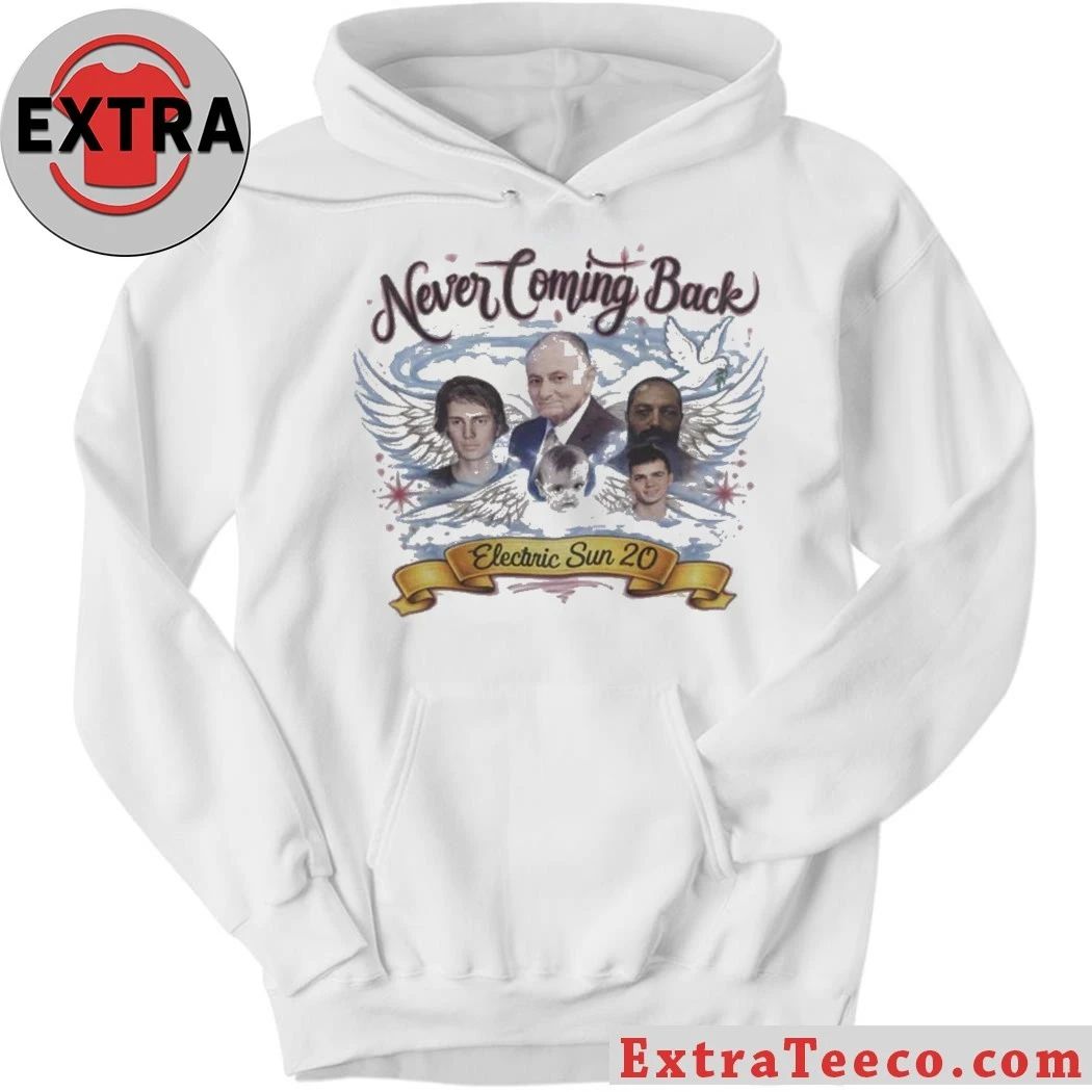 Never Coming Back Electric Sun 20 Shirt