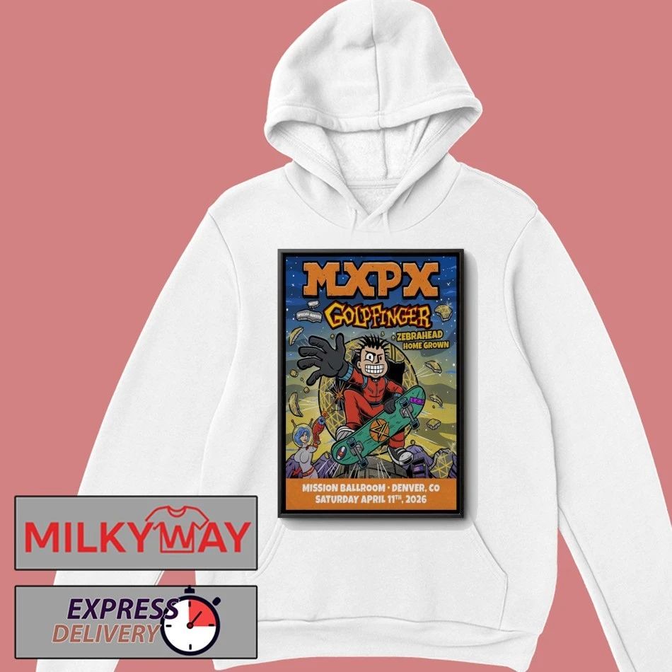 MXPX Mission Ballroom in Denver CO Apr 11 2026 Poster shirt