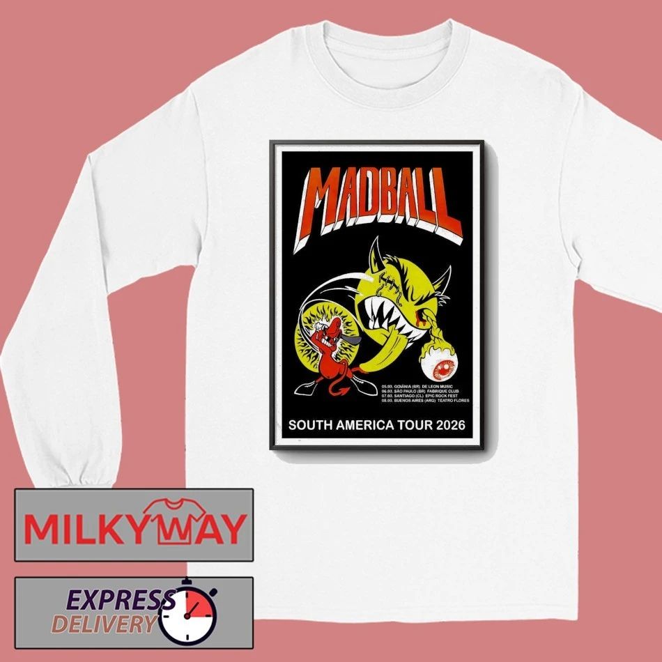 Madball South America Tour Mar 2026 Poster shirt