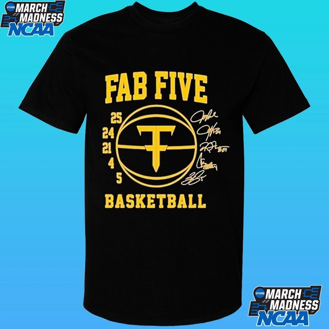 FAB FIVE Michigan Basketball Shirt