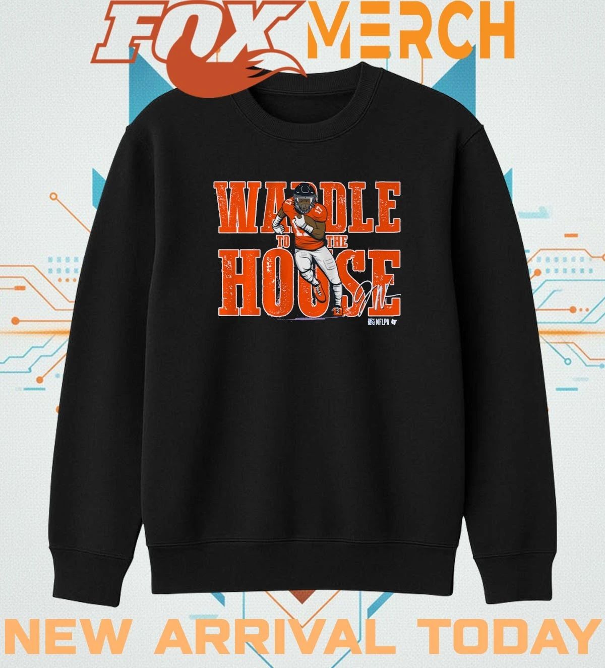 Jaylen Waddle to the house Denver signature t-shirt
