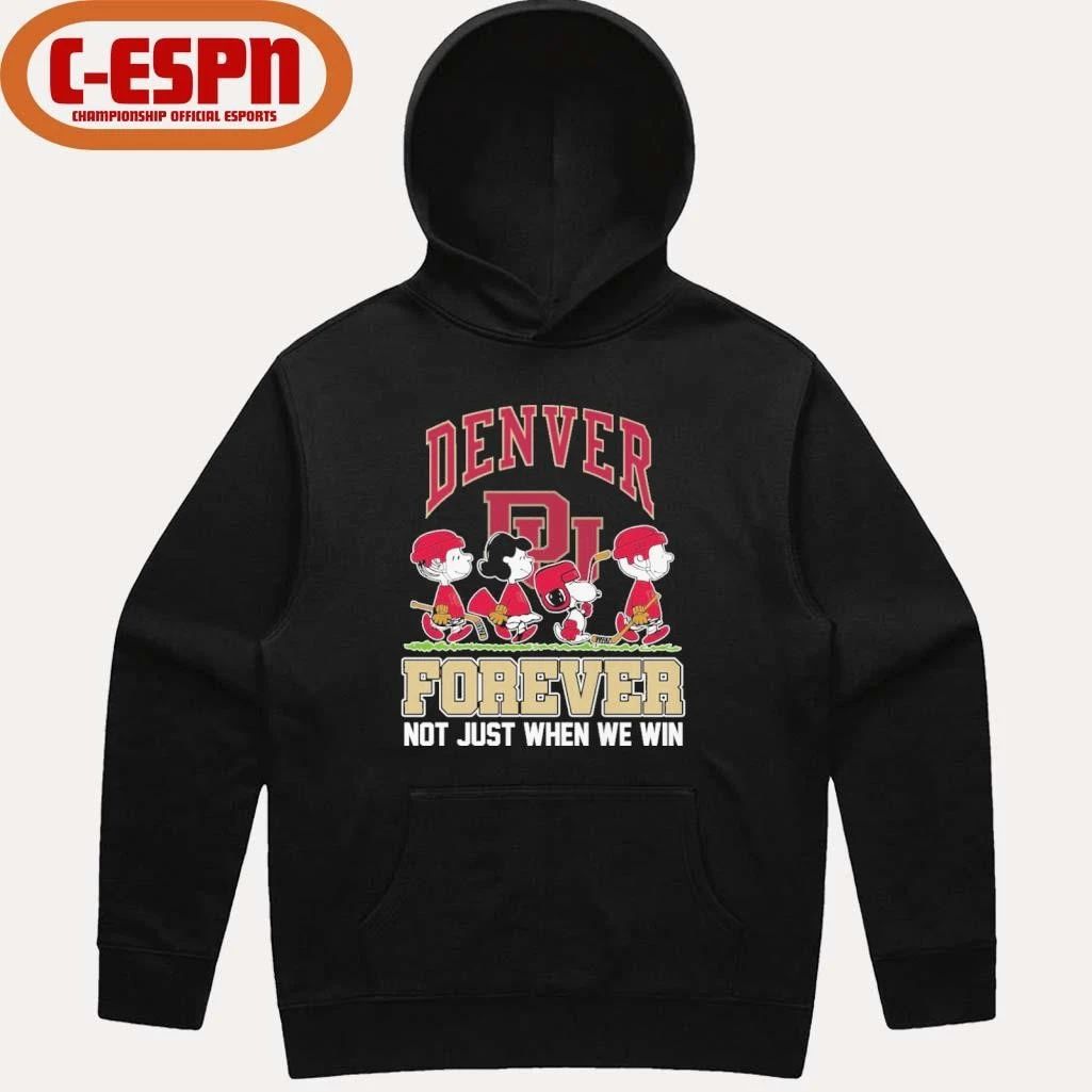The Peanuts Characters Forever X Denver Pioneers Shirt