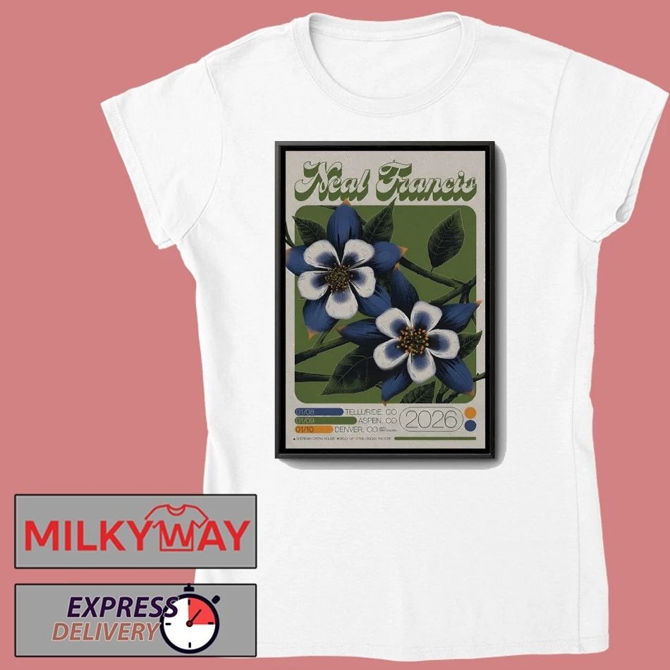 Neal Francis Colorado 2026 Shows Poster shirt