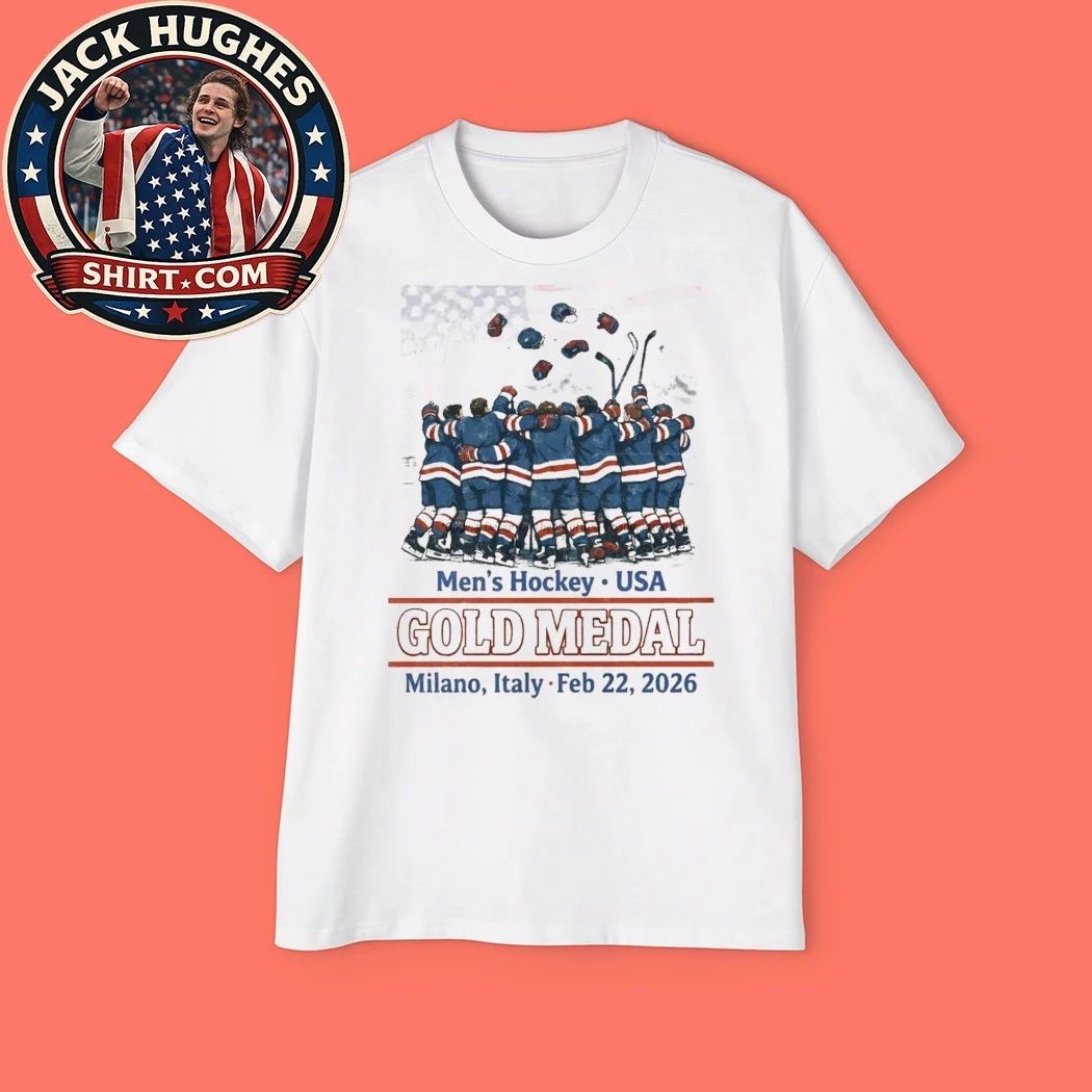 Men’s Hockey Gold in Milan USA Gold Medal Milano Italy Feb 22 2026 Trending Shirt