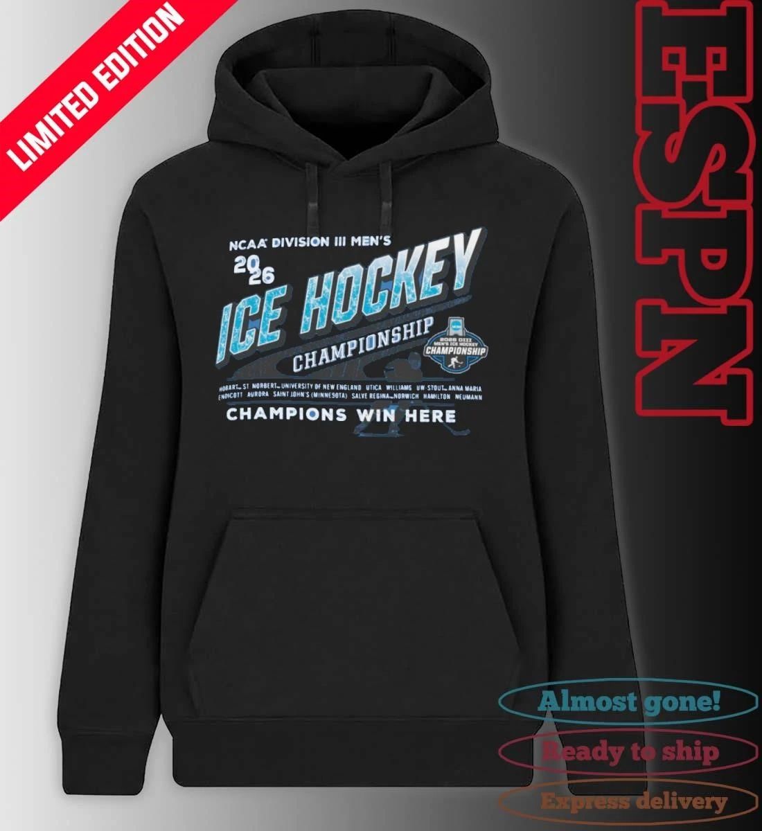 2026 NCAA Division III Men’s Ice Hockey 1st Round T-Shirt