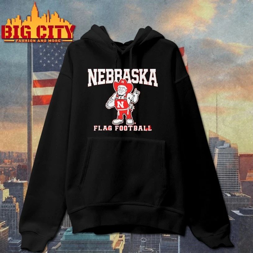Nebraska Cornhuskers Flag Football T-shirt