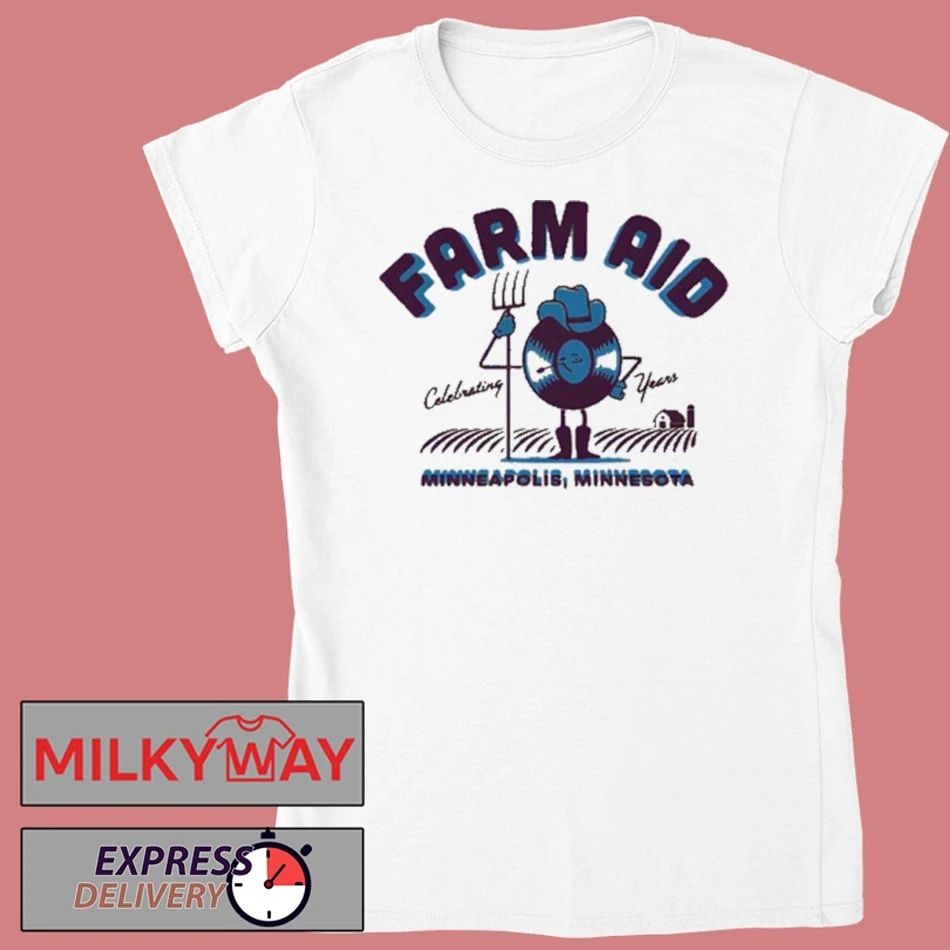 Farm Aid 40 Record Dude Shirt