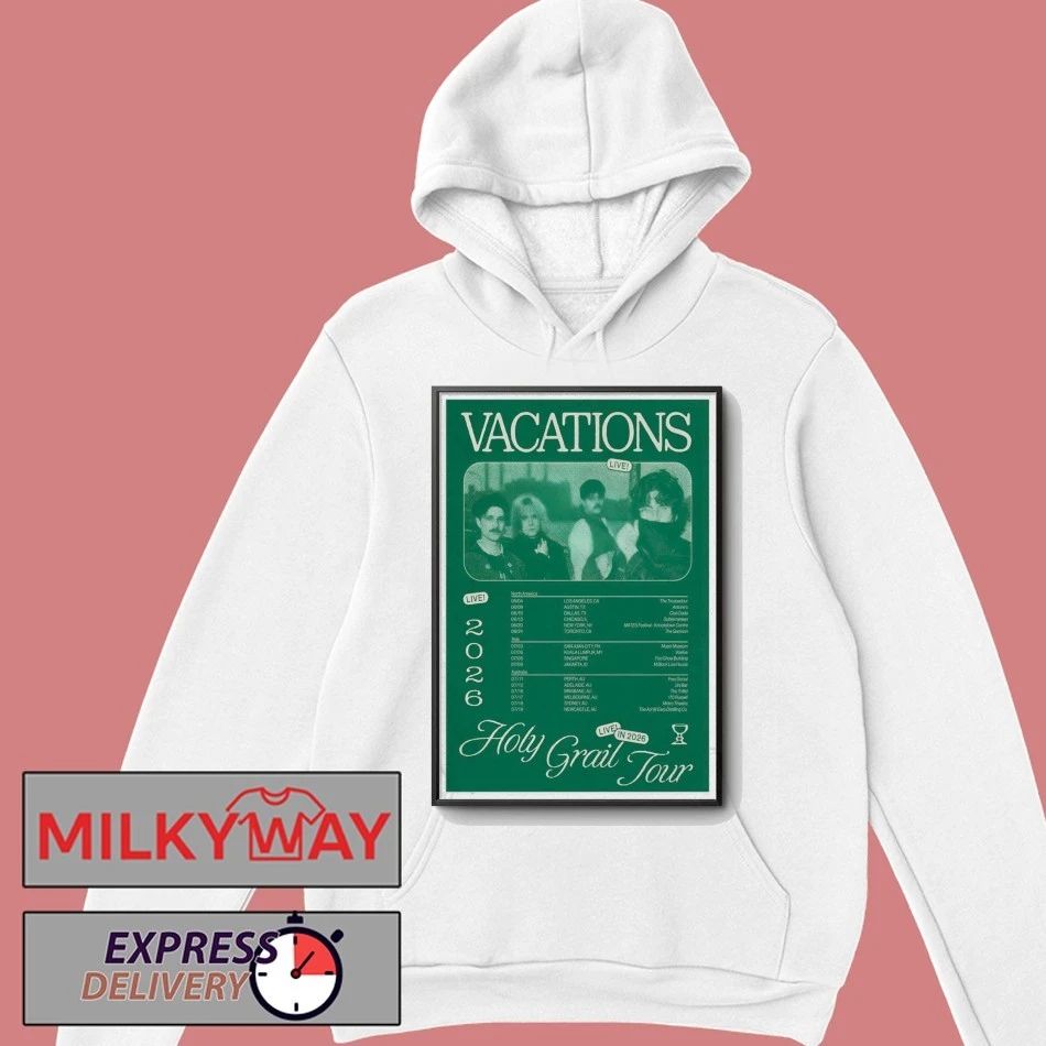 VACATIONS Holy Grail 2026 Tour Poster T-Shirt