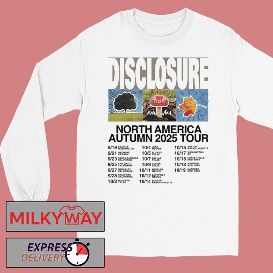 Disclosure Fall 2025 North America Tour 2025 Shirt