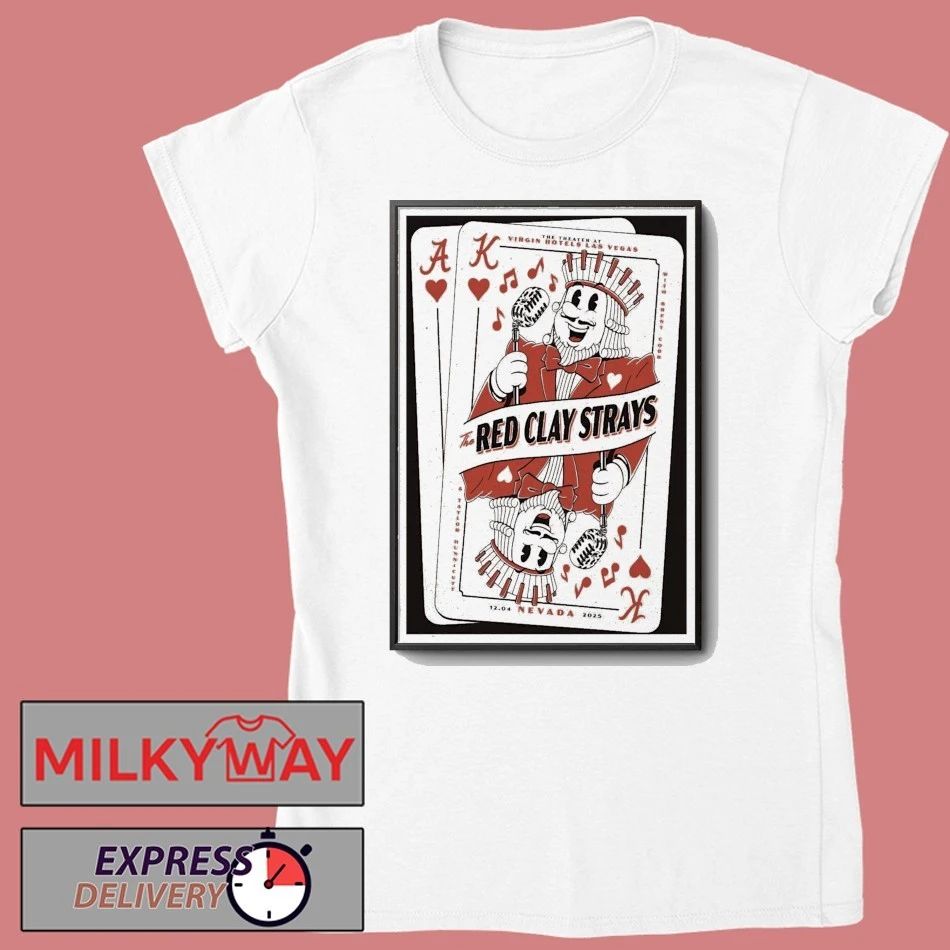 The Red Clay Strays Dec 4 2025 Las Vegas NV Poster shirt