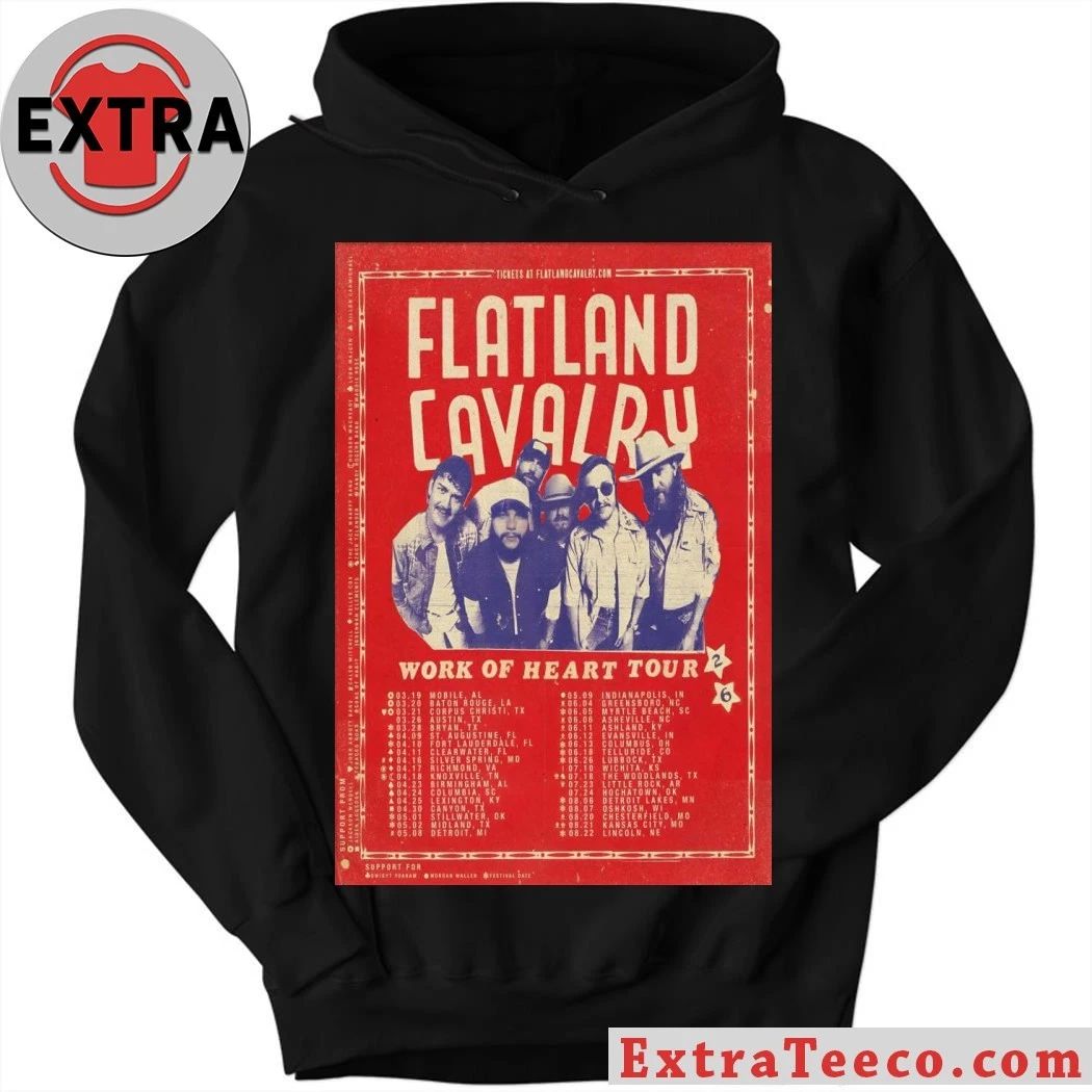 Flatland Cavalry Work Of Heart Tour 26 Poster Shirt