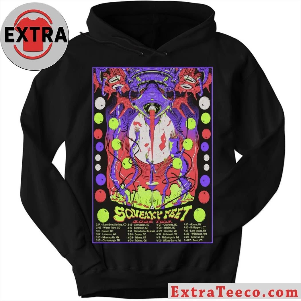 2026 Squeaky Feet Tour Print Shirt – Perfect Gift for Men & Women