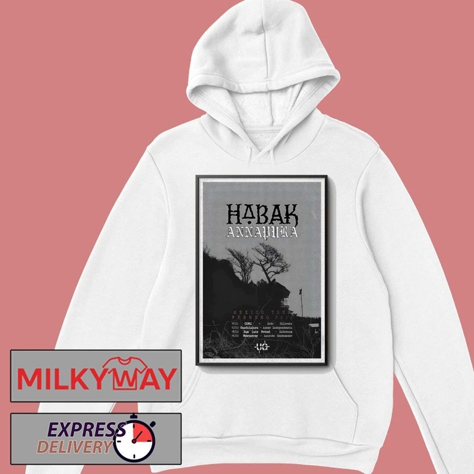 Habak Mexico Feb 2026 Tour Poster shirt