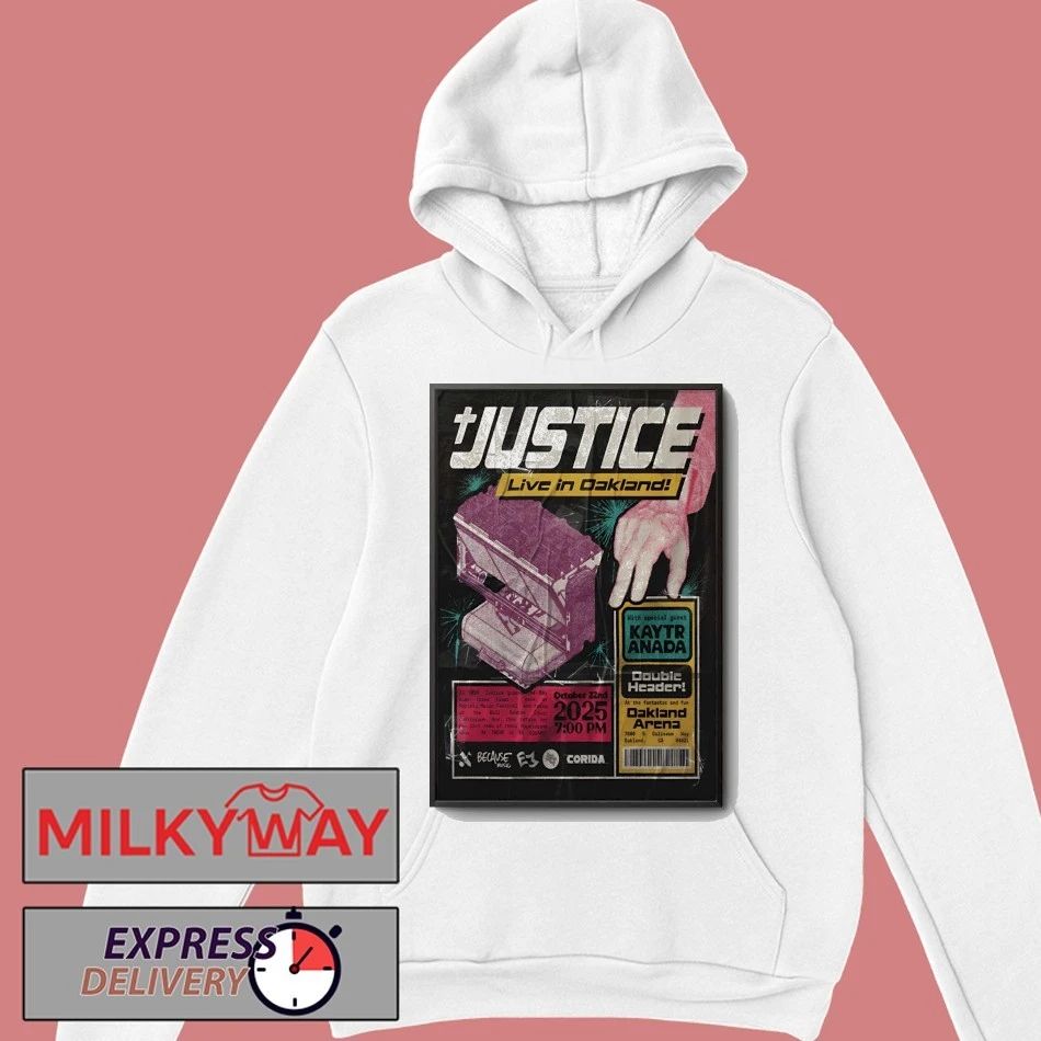 Justice Oakland CA Oct 22 2025 Poster shirt