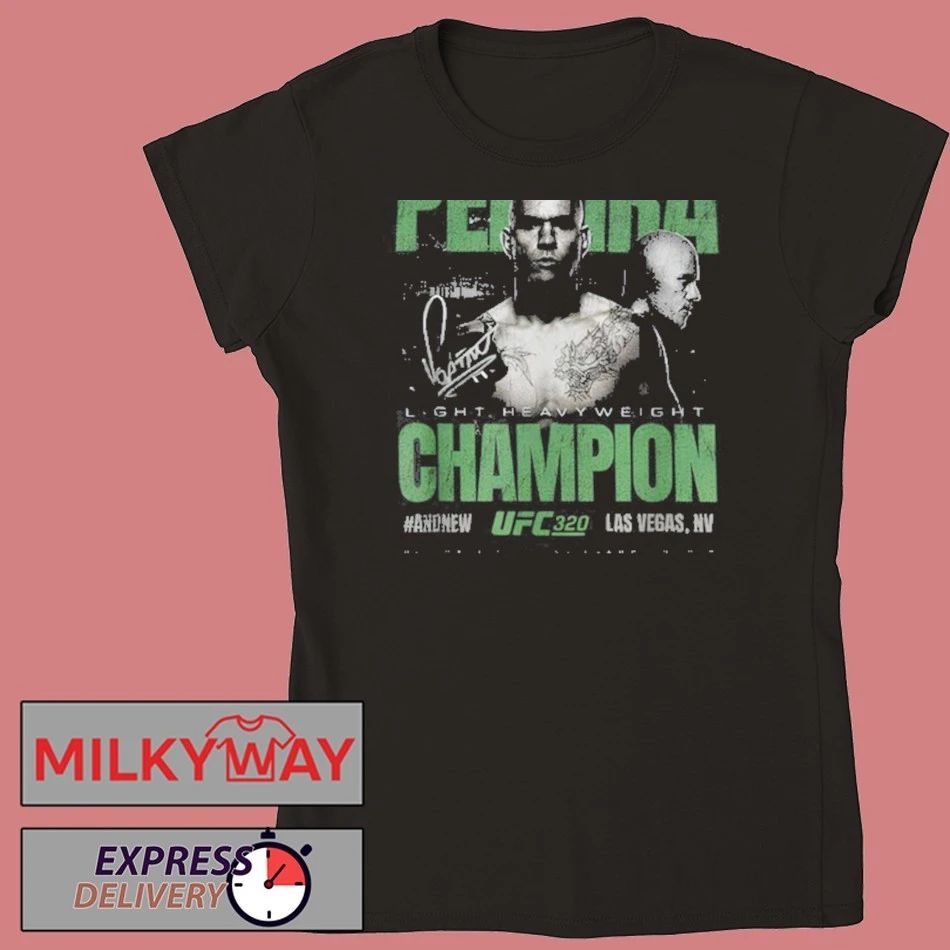Alex Pereira UFC 320 #AndNew World Light Heavyweight Champion 2025 shirt