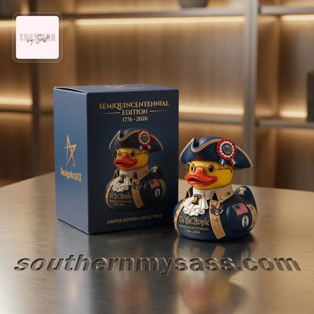 We The People 1776-2026 Semiquincentennial Edition Patriotic Collectible Rubber Duck