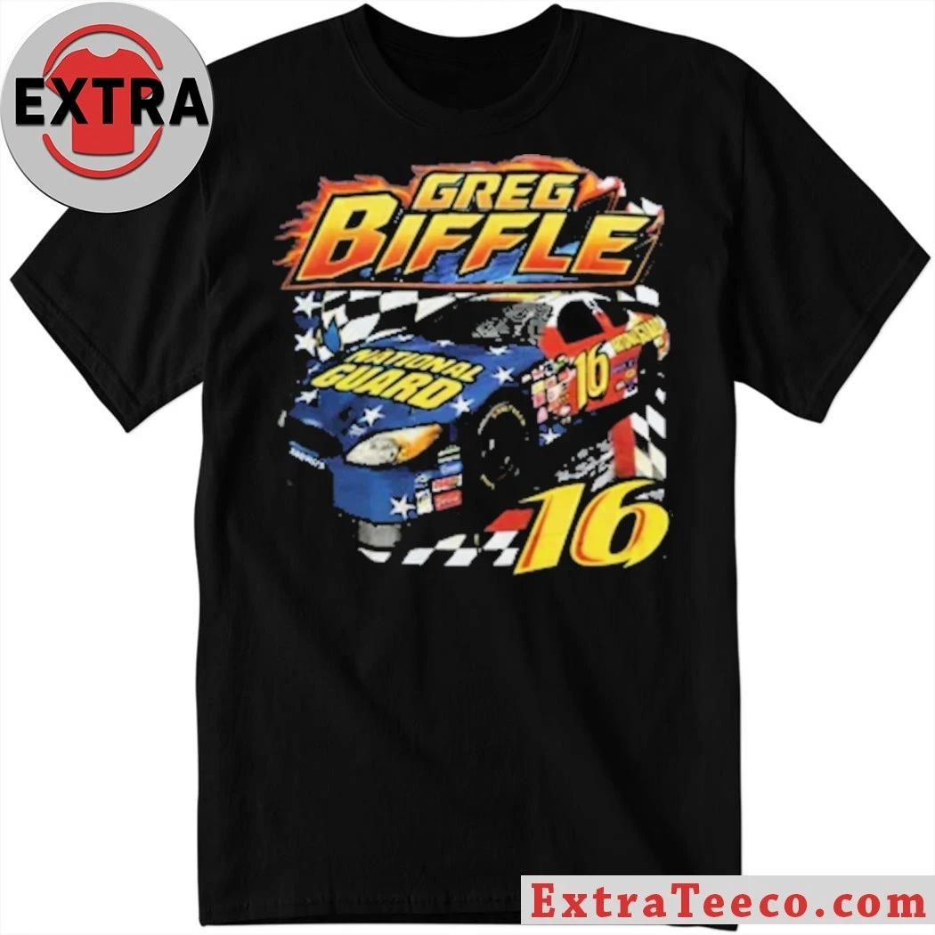 Racing Greg Biffle #16 National Guard NASCAR Shirt