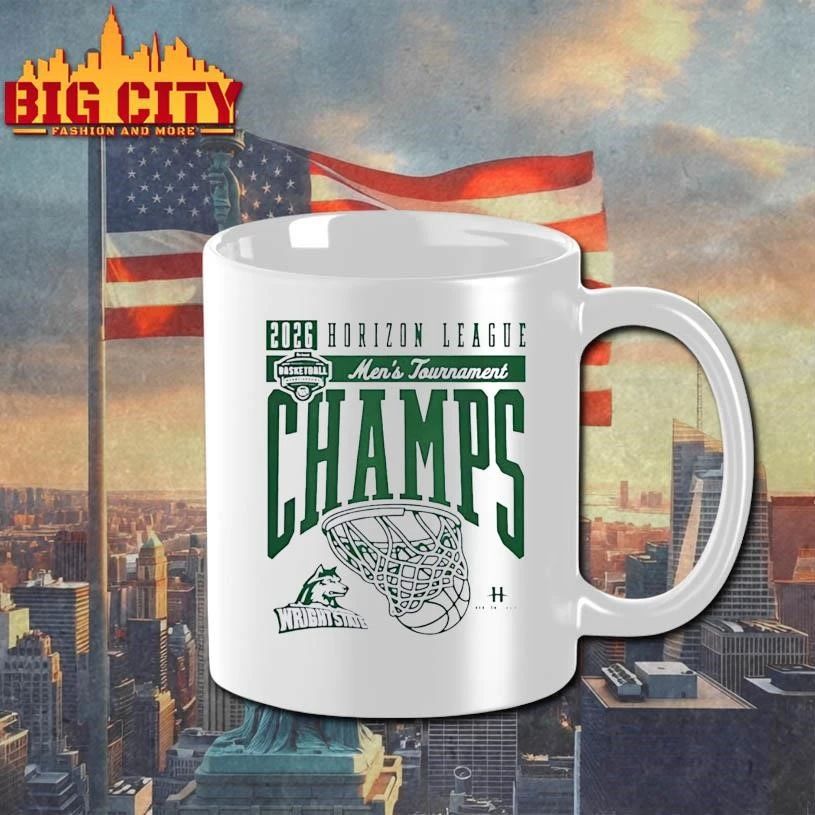 Wright State Basketball 2026 Horizon League Men’s Tournament Champions Shirt