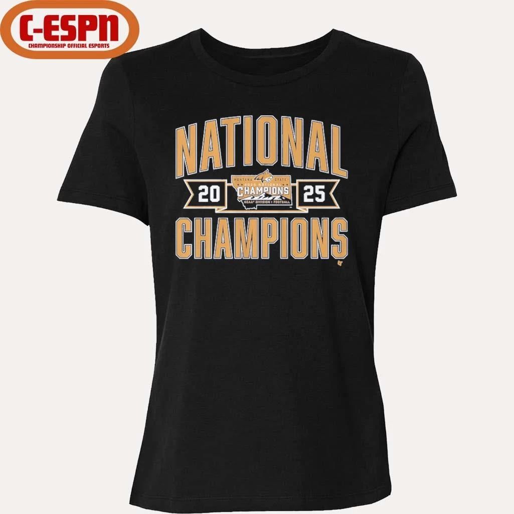 Montana State Football 2025 FCS Champions Shirt