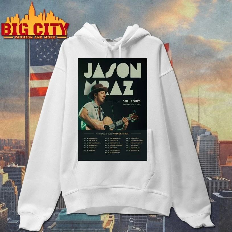 Original Jason Mraz East Coast Tour 26 Poster T-Shirt