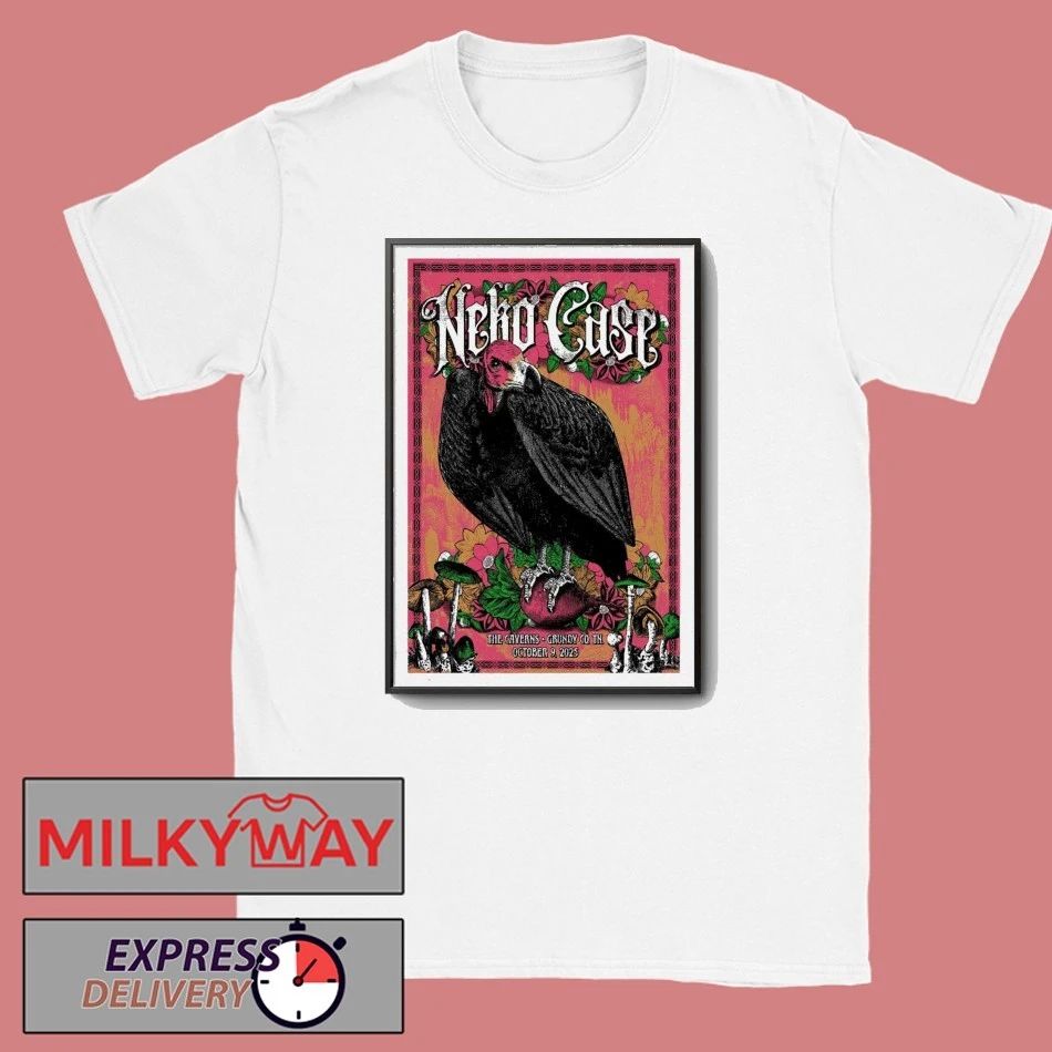 Neko Case The Caverns in Pelham, TN October 9, 2025 Poster shirt