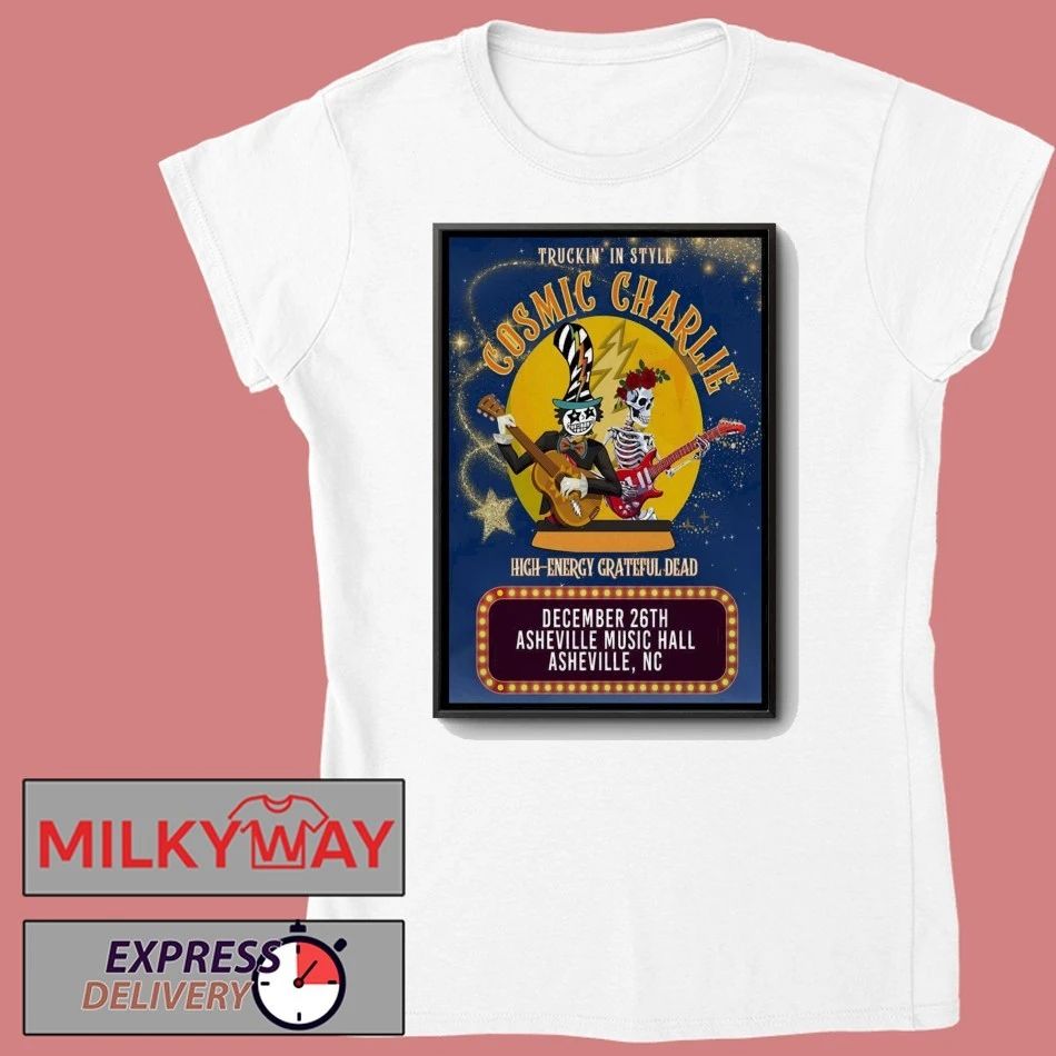 Cosmic Charlie In Asheville NC On Dec 26 2025 Poster shirt