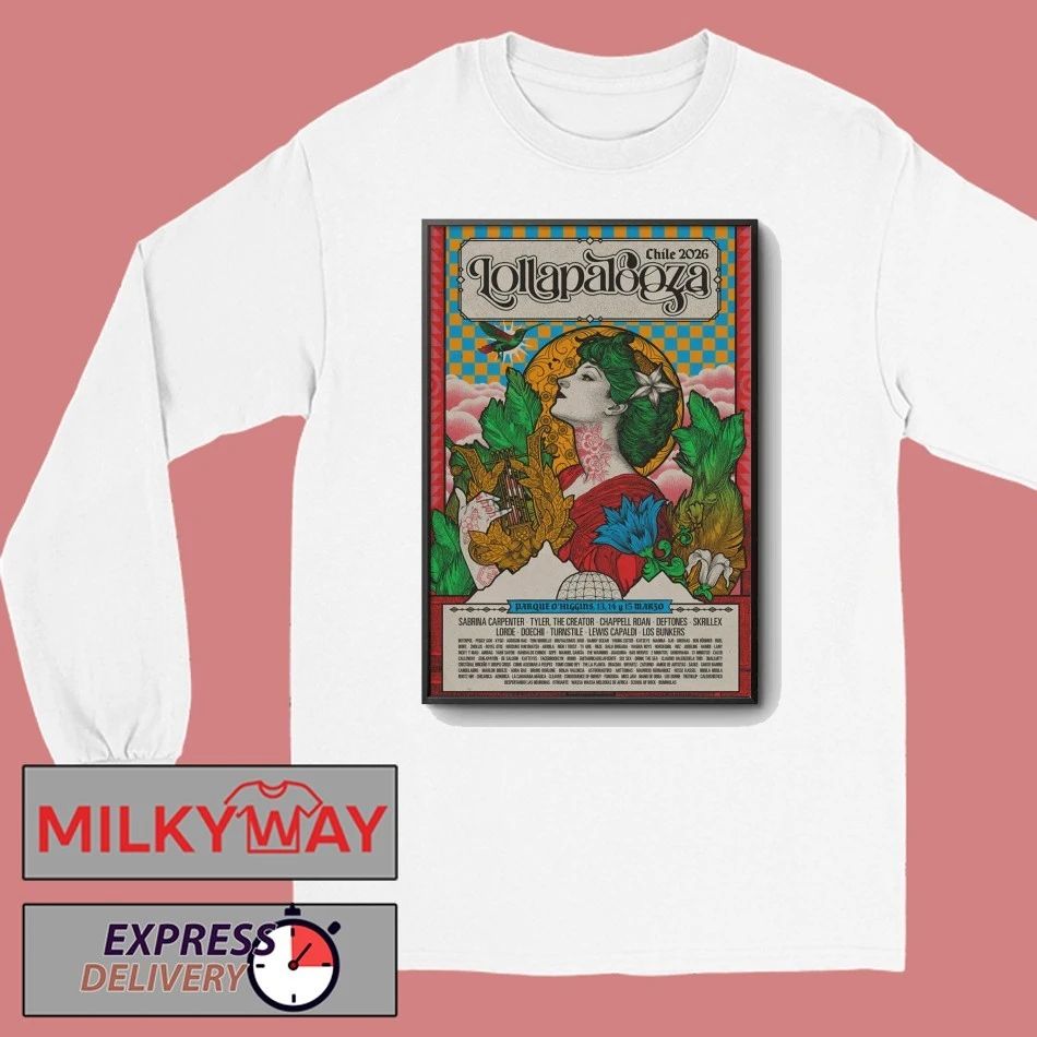 Lollapalooza 2026 Chicago Illinois Poster shirt