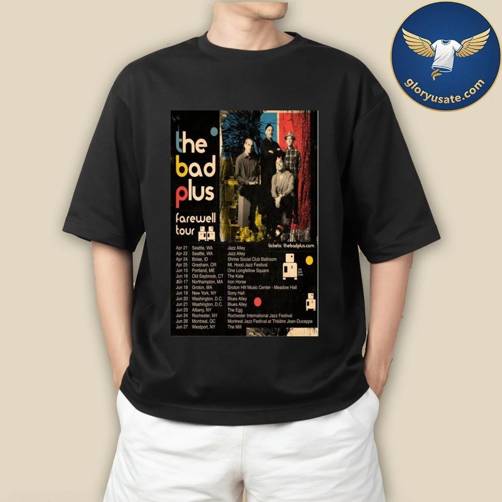 The Bad Plus 2026 Farewell Tour Poster Shirt