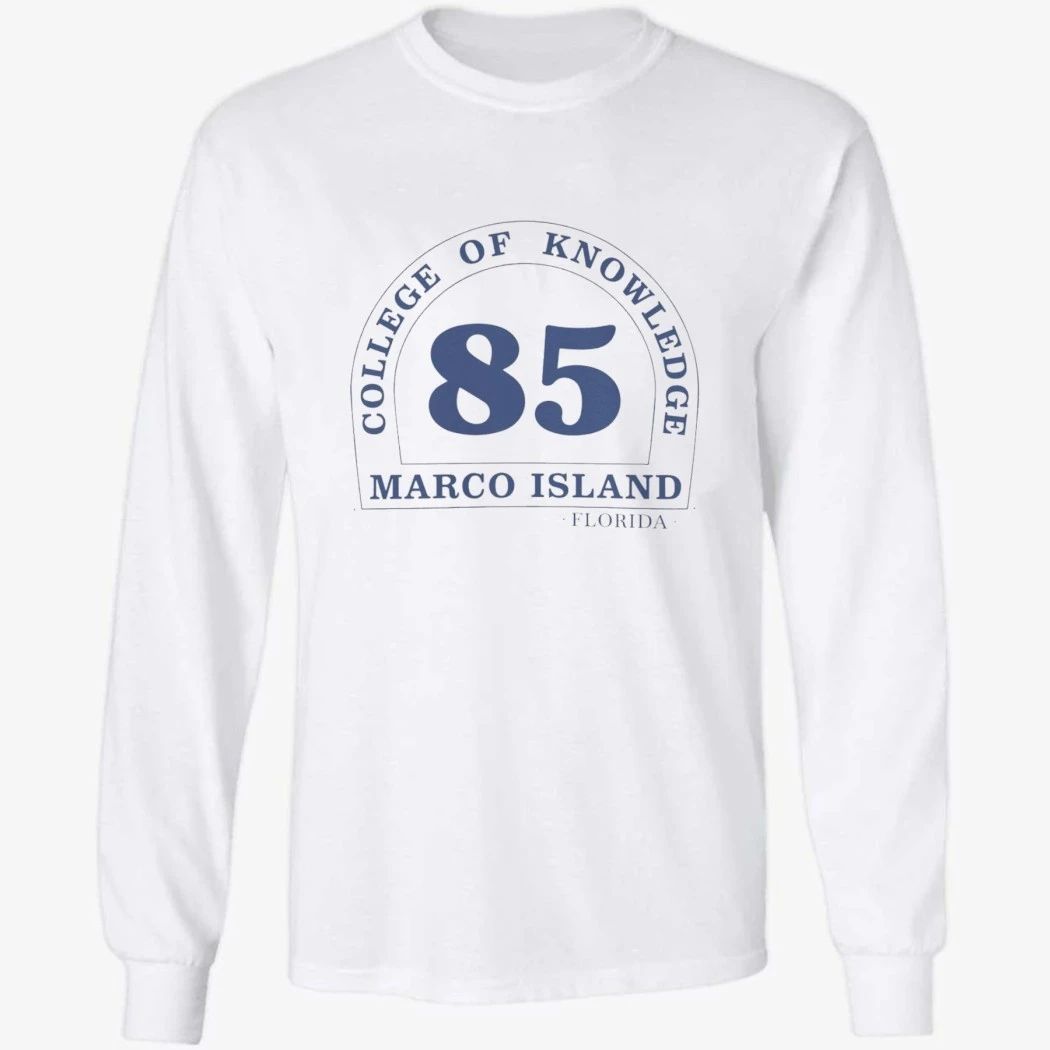College of Knowledge 85 Marco Island Florida Shirt