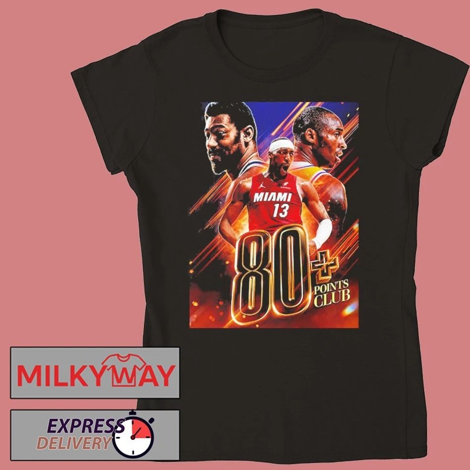NBA Bam Adebayo Miami Heat 83 Points Club NBA History shirt