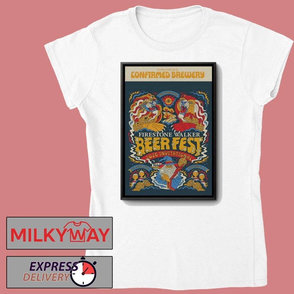 Firestone Walker Beer Fest Paso Robles, CA May 30 2026 Poster shirt